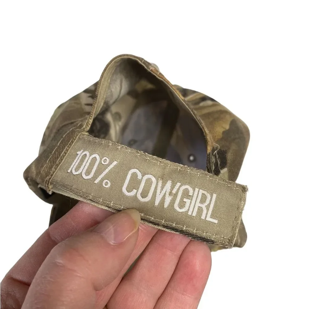 Big Bear Headwear 100% Cowgirl Bucking Bronco Camo Rodeo Soft Adjustable Cap Hat